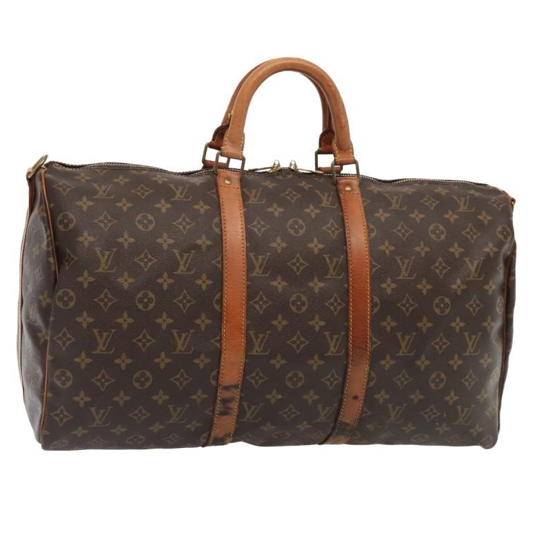 Louis Vuitton Monogram Keepall Bandouliere 50 Boston Bag M41416  51396