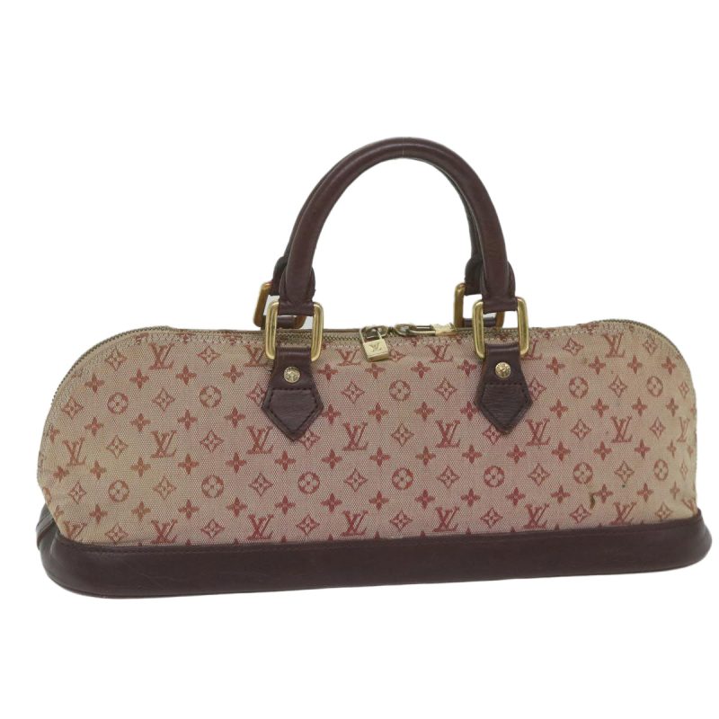Louis Vuitton Monogram Mini Alma Ron Hand Bag Red M92207  52337