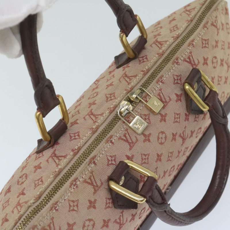 Louis Vuitton Monogram Mini Alma Ron Hand Bag Red M92207  52337 - Image 6