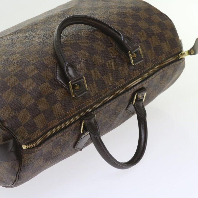 Louis Vuitton Damier Ebene Speedy 35 Hand Bag N41363  53620 - Image 6
