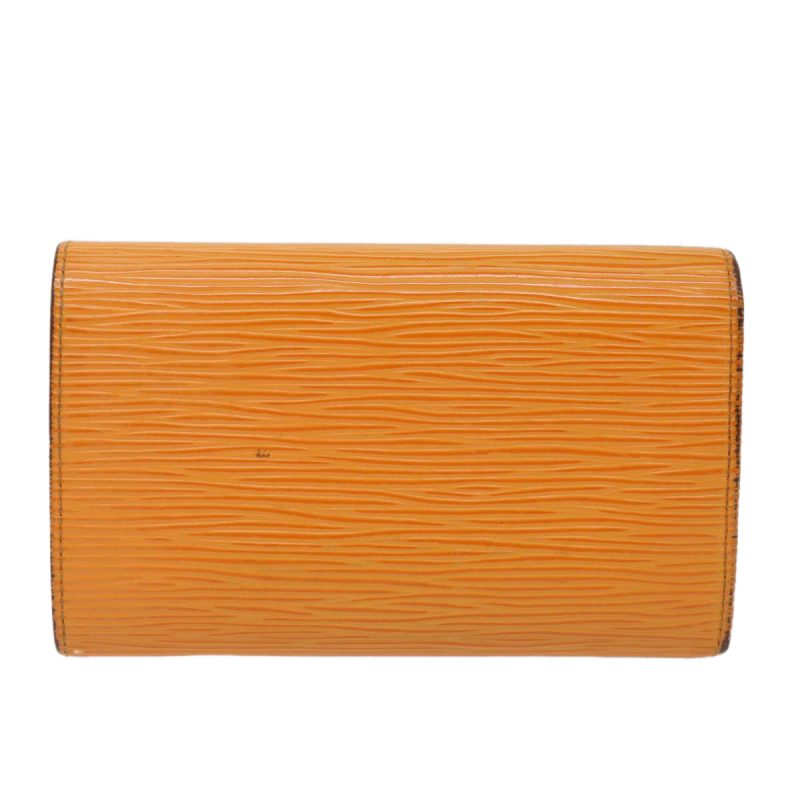 Louis Vuitton Epi Porte Monnaie Billets Tresor Wallet Mandarin M6350H Auth 56804 - Image 2
