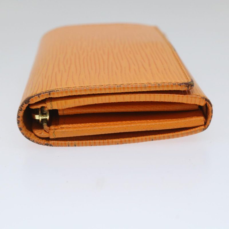 Louis Vuitton Epi Porte Monnaie Billets Tresor Wallet Mandarin M6350H Auth 56804 - Image 4