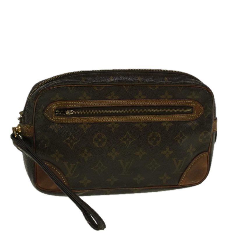 Louis Vuitton Monogram Marly Dragonne GM Clutch Bag M51825  56834