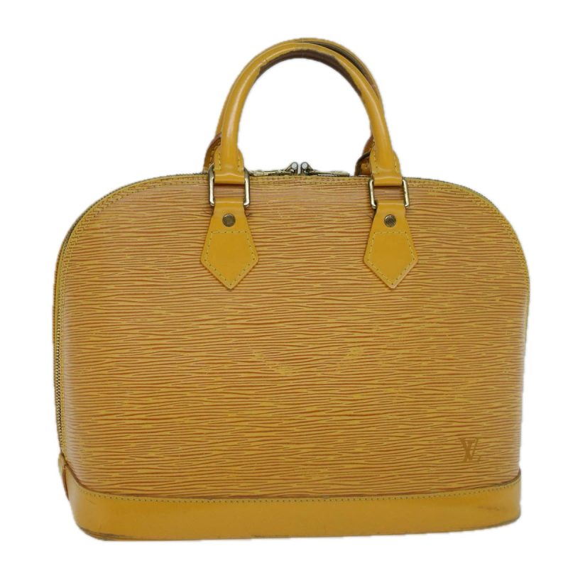 Louis Vuitton Epi Alma Hand Bag Tassili Yellow M52149  56859