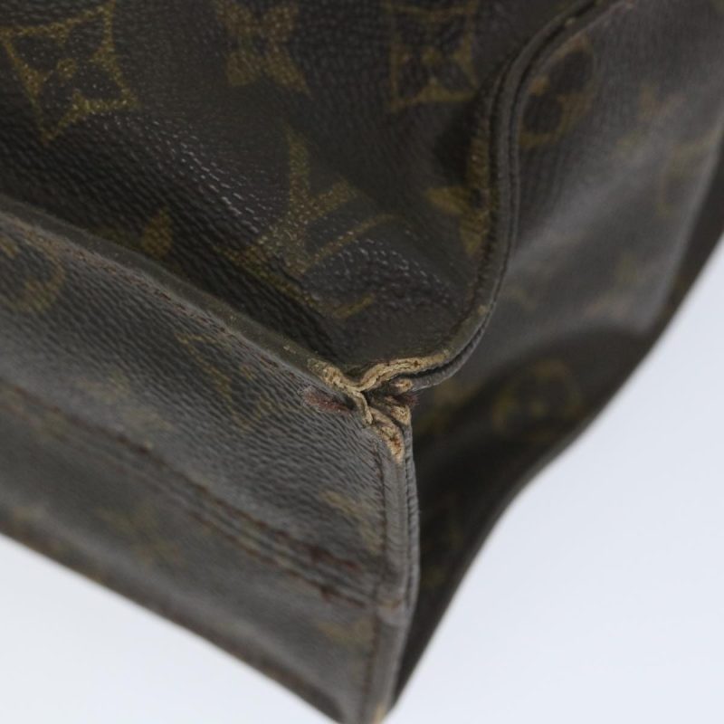 Louis Vuitton Monogram Sac Plat Hand Bag M51140  56978 - Image 10