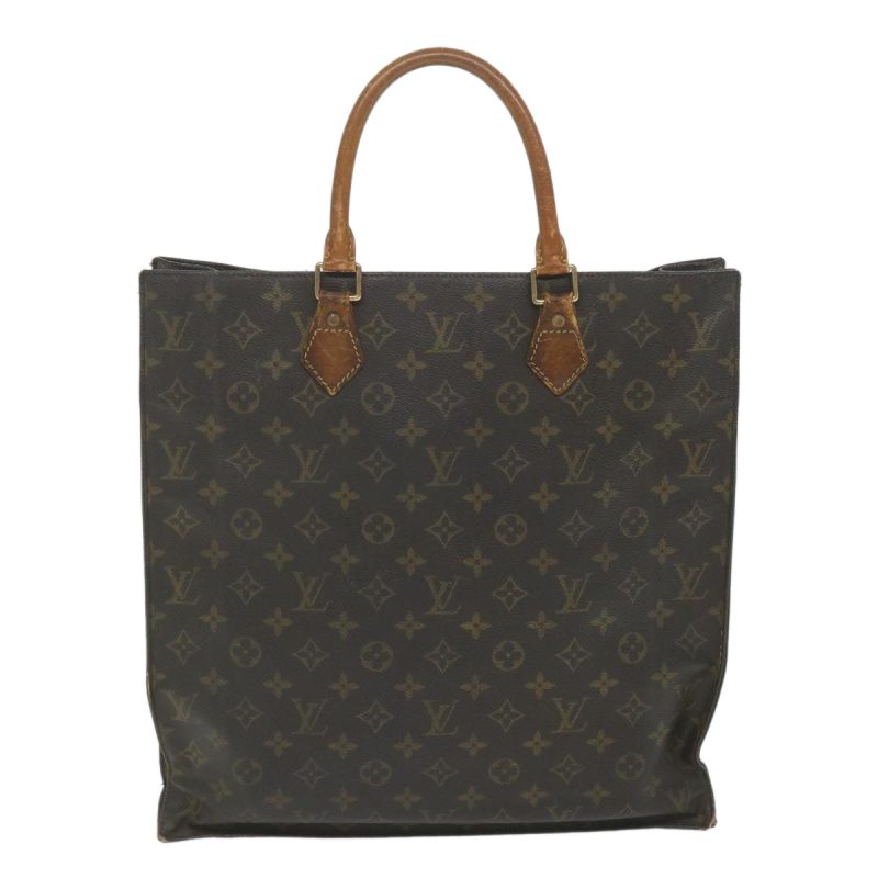 Louis Vuitton Monogram Sac Plat Hand Bag M51140  56978 - Image 2