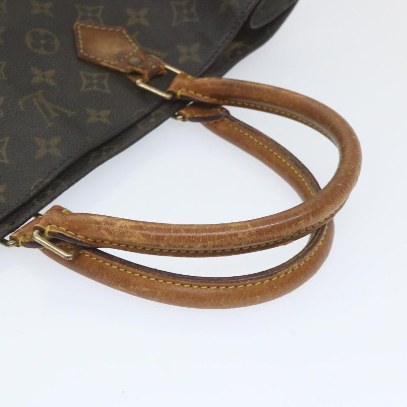 Louis Vuitton Monogram Sac Plat Hand Bag M51140  56978 - Image 8