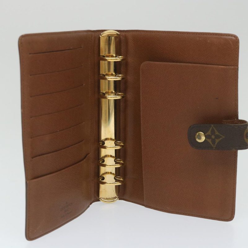 Louis Vuitton Monogram Agenda MM Day Planner Cover R20105  57560 - Image 9
