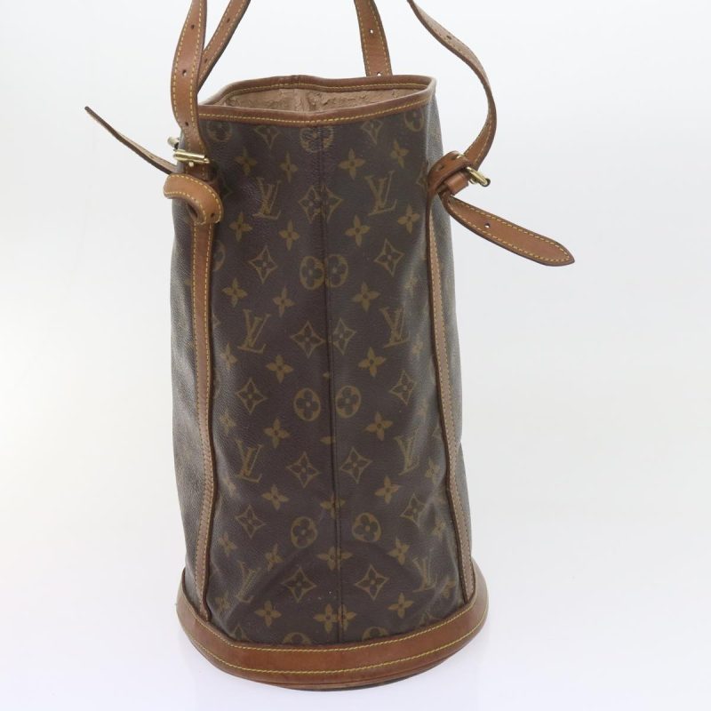 Louis Vuitton Monogram Bucket GM Shoulder Bag M42236  57585 - Image 5