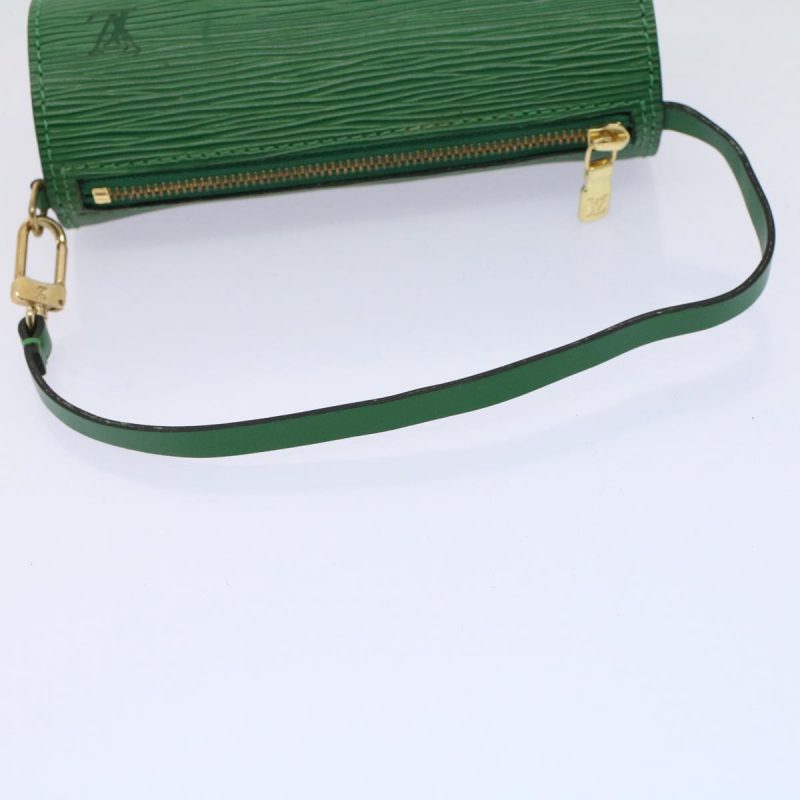 Louis Vuitton Epi Soufflot Pouch Green  57886 - Image 7