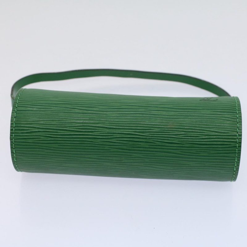 Louis Vuitton Epi Soufflot Pouch Green  57886 - Image 5