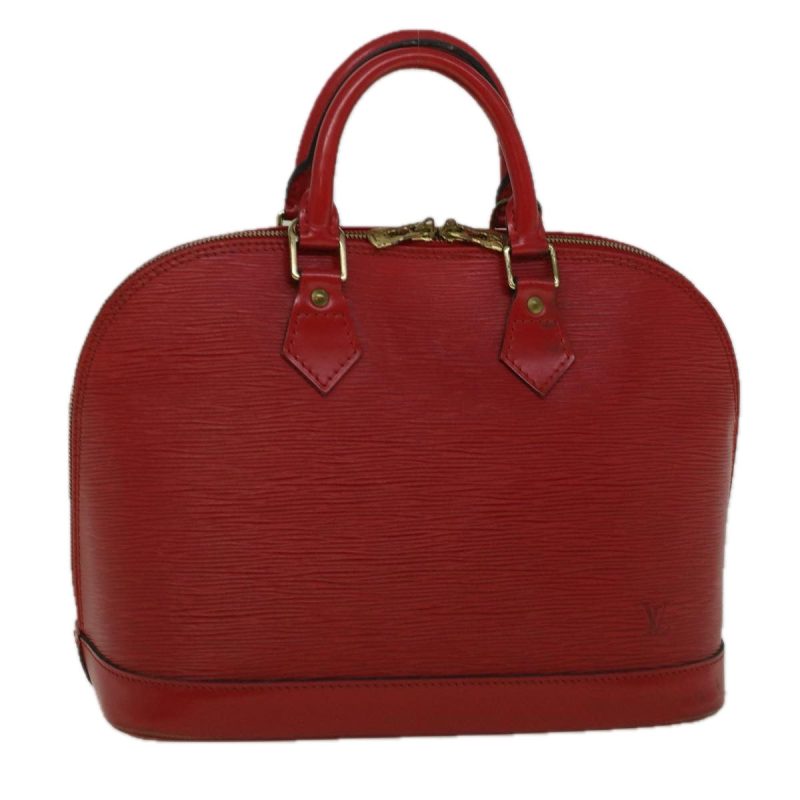 Louis Vuitton Epi Alma Hand Bag Castilian Red M52147  58222