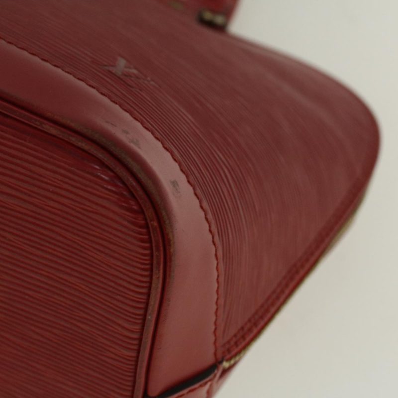 Louis Vuitton Epi Alma Hand Bag Castilian Red M52147  58222 - Image 8