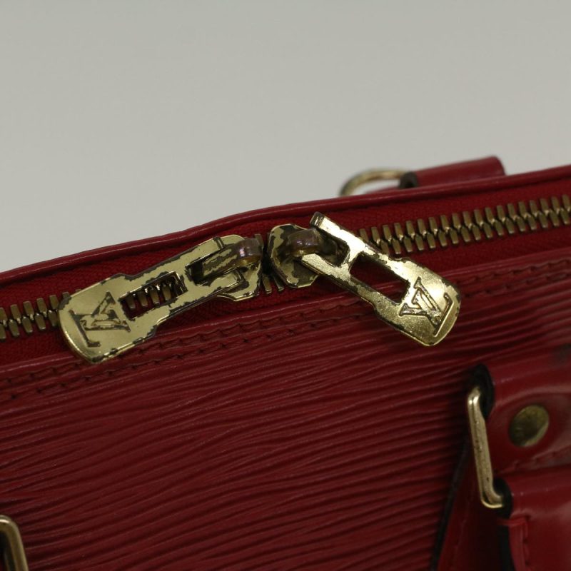 Louis Vuitton Epi Alma Hand Bag Castilian Red M52147  58222 - Image 10