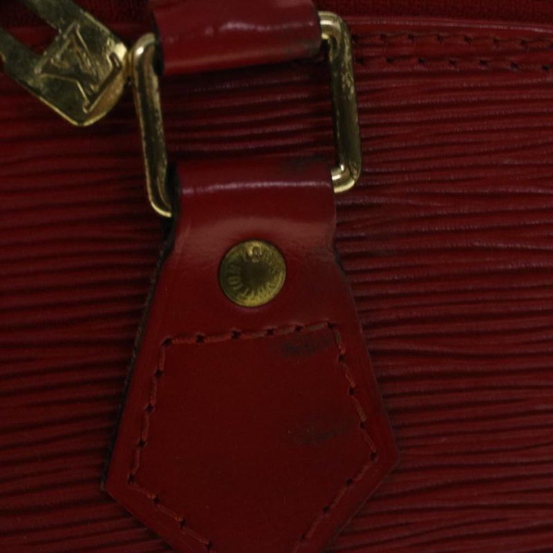 Louis Vuitton Epi Alma Hand Bag Castilian Red M52147  58222 - Image 9