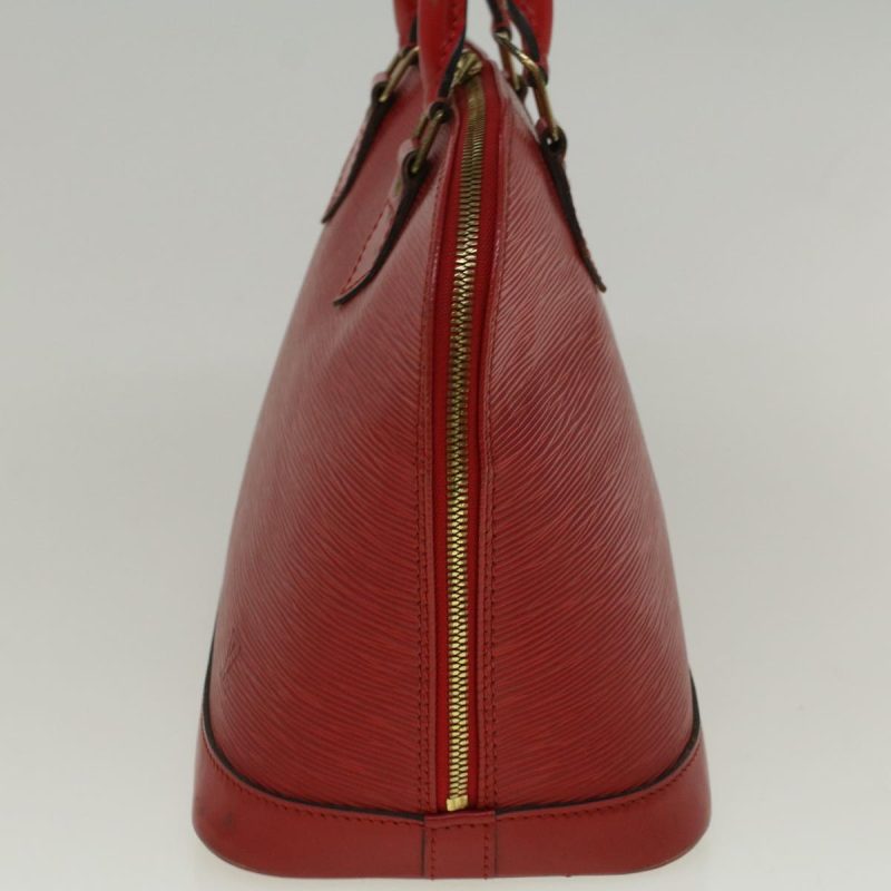 Louis Vuitton Epi Alma Hand Bag Castilian Red M52147  58222 - Image 4