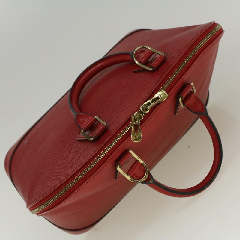Louis Vuitton Epi Alma Hand Bag Castilian Red M52147  58222 - Image 6