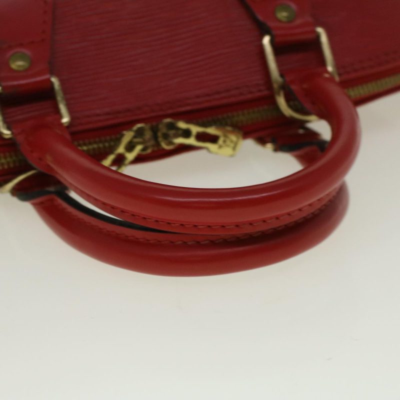 Louis Vuitton Epi Alma Hand Bag Castilian Red M52147  58222 - Image 7