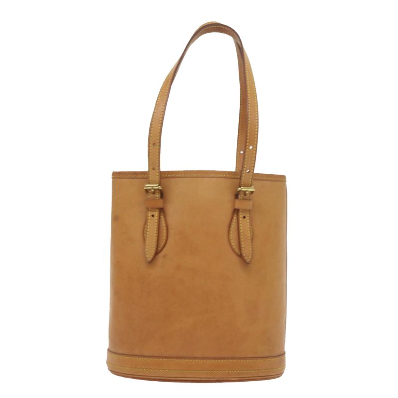 Louis Vuitton Nomad Leather Bucket PM Shoulder Bag Beige M85001  58293 - Image 2