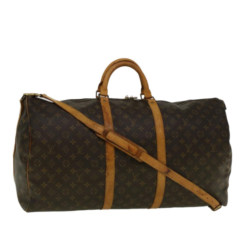 Louis Vuitton Monogram Keepall Bandouliere 60 Boston Bag M41412  58390