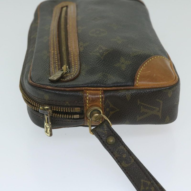 Louis Vuitton Monogram Marly Dragonne GM Clutch Bag M51825  58452 - Image 4