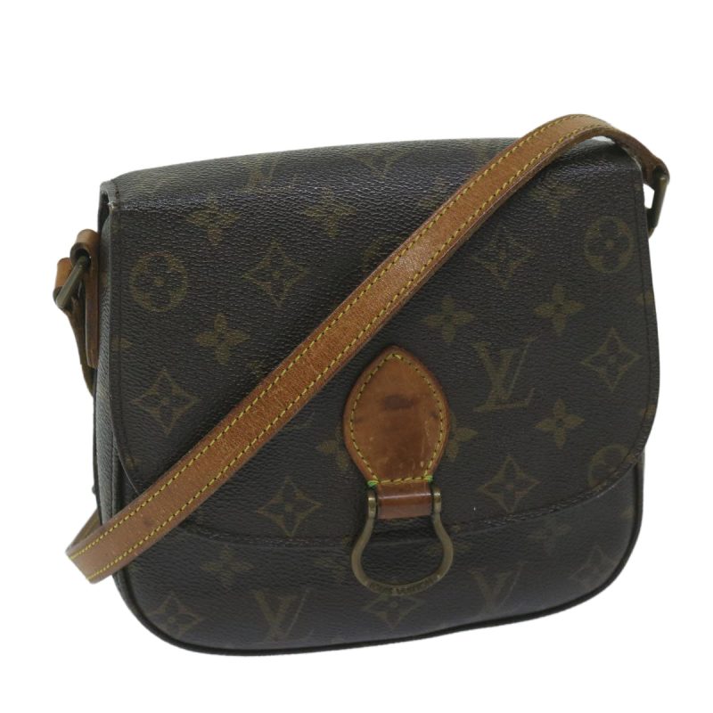 Louis Vuitton Monogram Saint Cloud MM Shoulder Bag M51243  58579