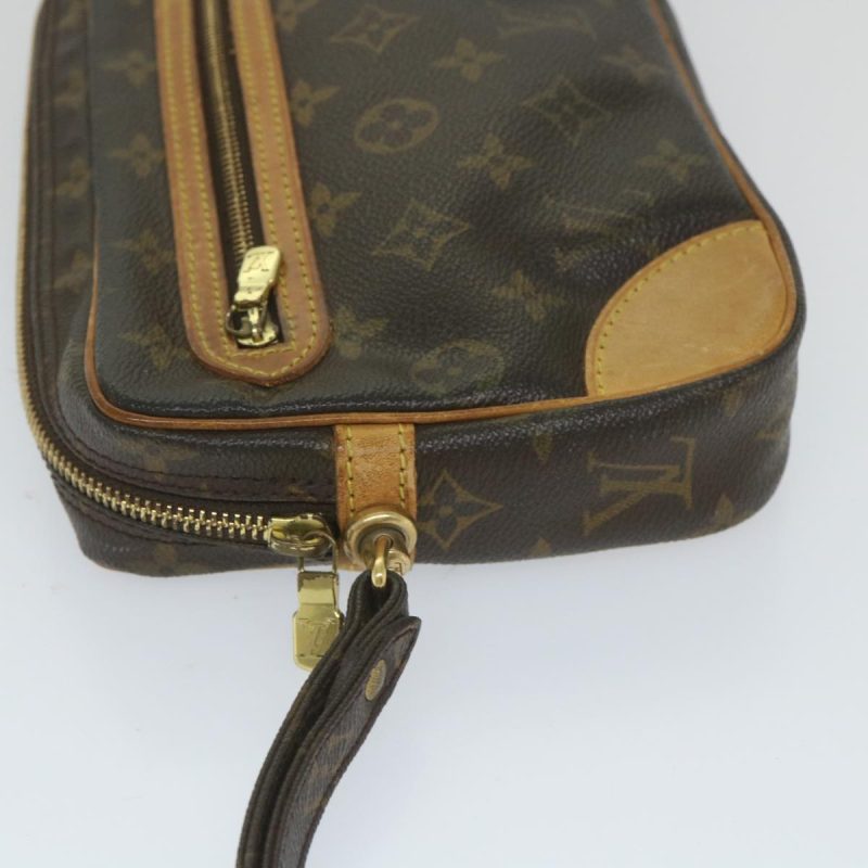 Louis Vuitton Monogram Marly Dragonne GM Clutch Bag M51825  58645 - Image 4