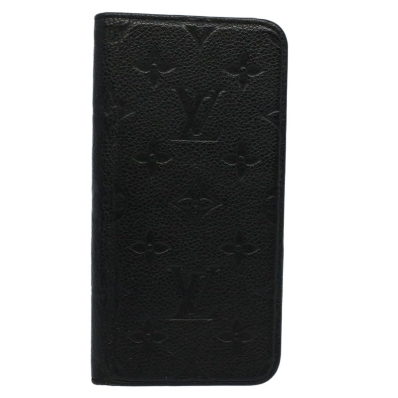 Louis Vuitton Monogram Empreinte iPhone 13 Max Case Noir M63586  58682