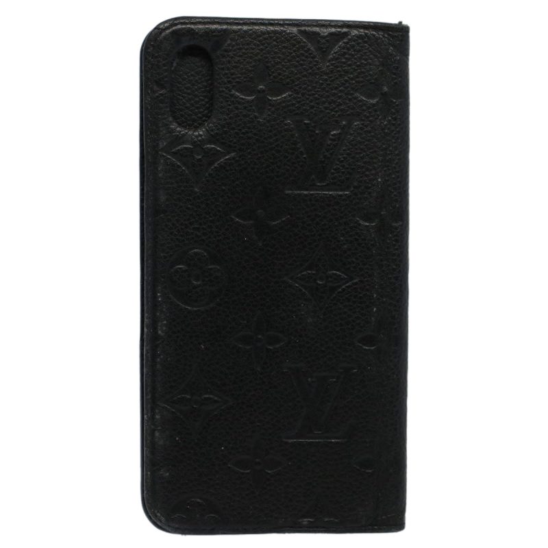Louis Vuitton Monogram Empreinte iPhone 13 Max Case Noir M63586  58682 - Image 2