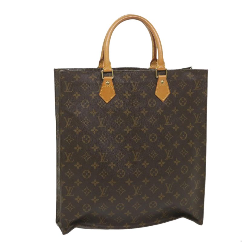 Louis Vuitton Monogram Sac Plat Hand Bag M51140  58745