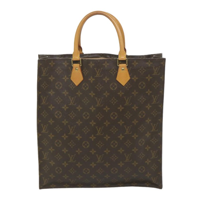 Louis Vuitton Monogram Sac Plat Hand Bag M51140  58745 - Image 2
