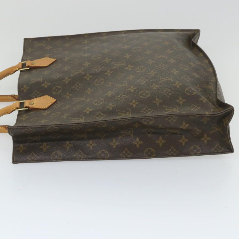 Louis Vuitton Monogram Sac Plat Hand Bag M51140  58745 - Image 4