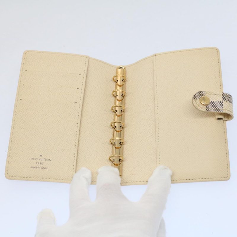 Louis Vuitton Damier Azur Agenda PM Day Planner Cover R20706  58836 - Image 9