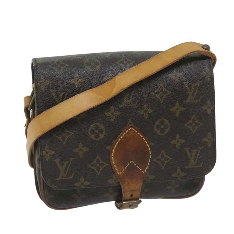 Louis Vuitton Monogram Cartouchiere MM Shoulder Bag M51253  58912