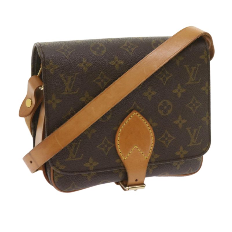 Louis Vuitton Monogram Cartouchiere MM Shoulder Bag M51253  58925