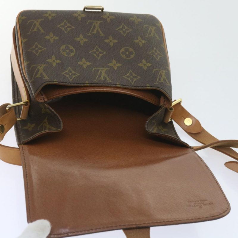 Louis Vuitton Monogram Cartouchiere MM Shoulder Bag M51253  58925 - Image 9