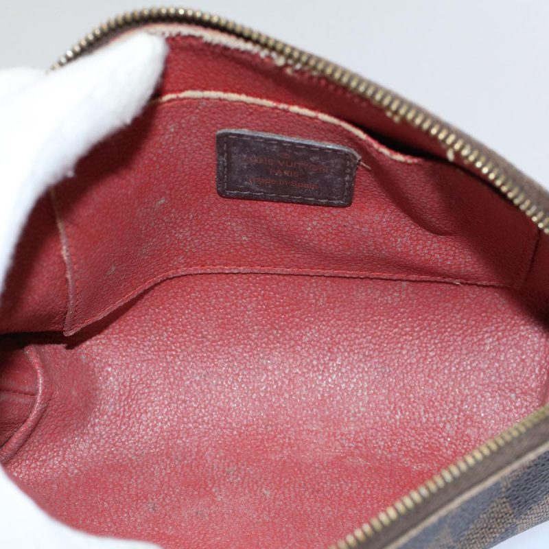 Louis Vuitton Damier Ebene Pochette Cosmetic PM Pouch N47516  59283 - Image 10