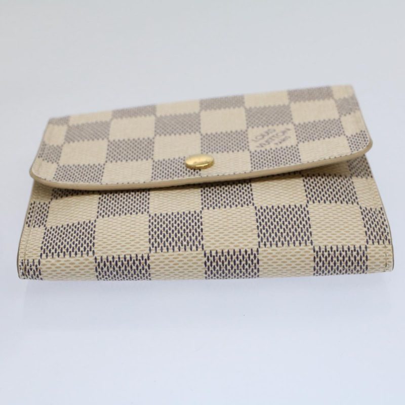 Louis Vuitton Damier Azur Portefeuille Anais Trifold Wallet N63241  59286 - Image 6