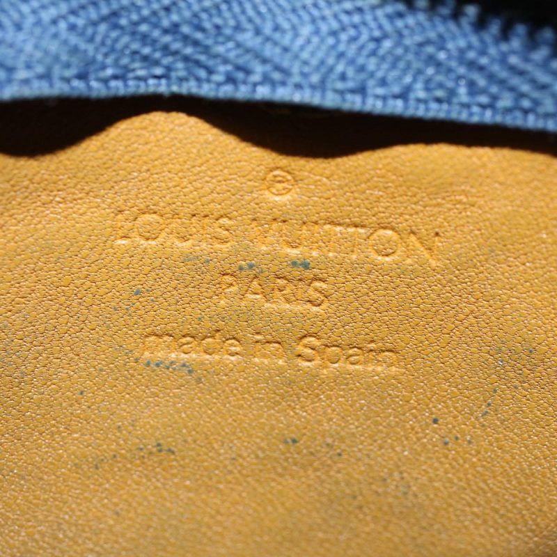 Louis Vuitton Monogram Denim Pochette Cles Coin Purse Blue M95343  59287 - Image 10