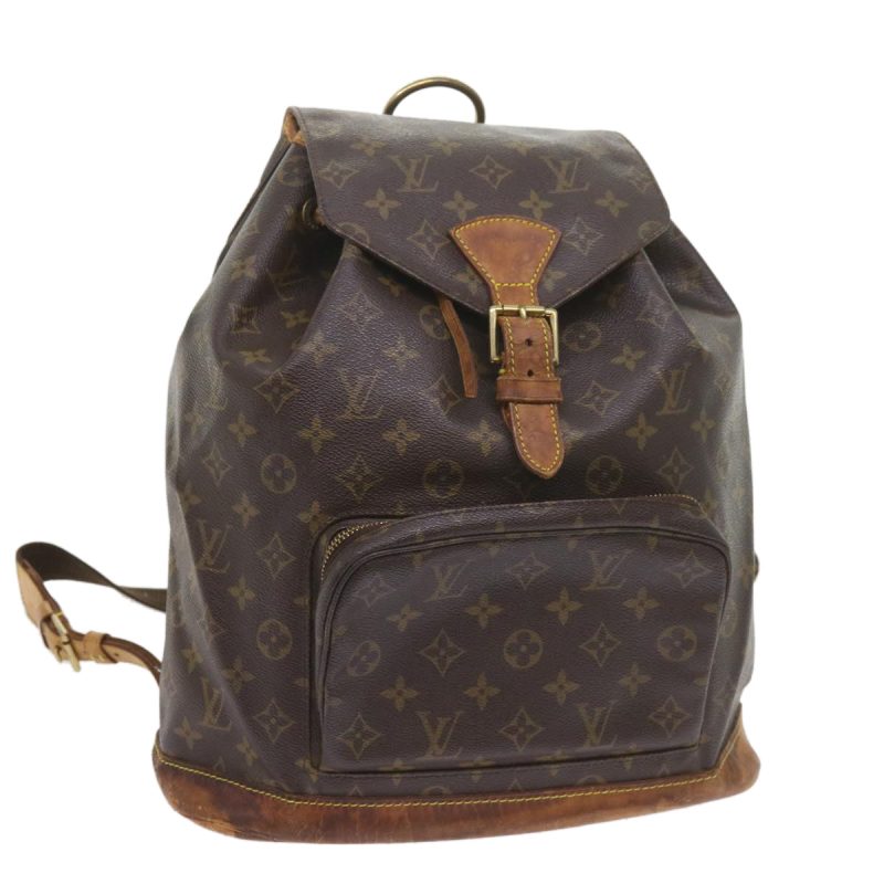 Louis Vuitton Monogram Montsouris GM Backpack M51135  59343