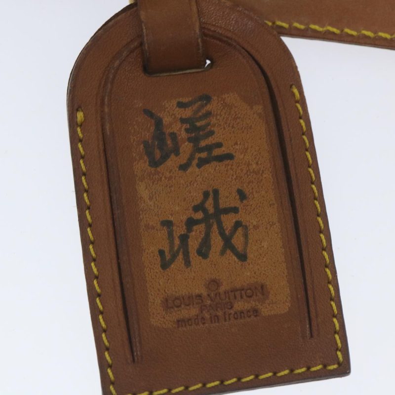 Louis Vuitton Powanie Name Tag Leather 10set Beige  59489 - Image 7