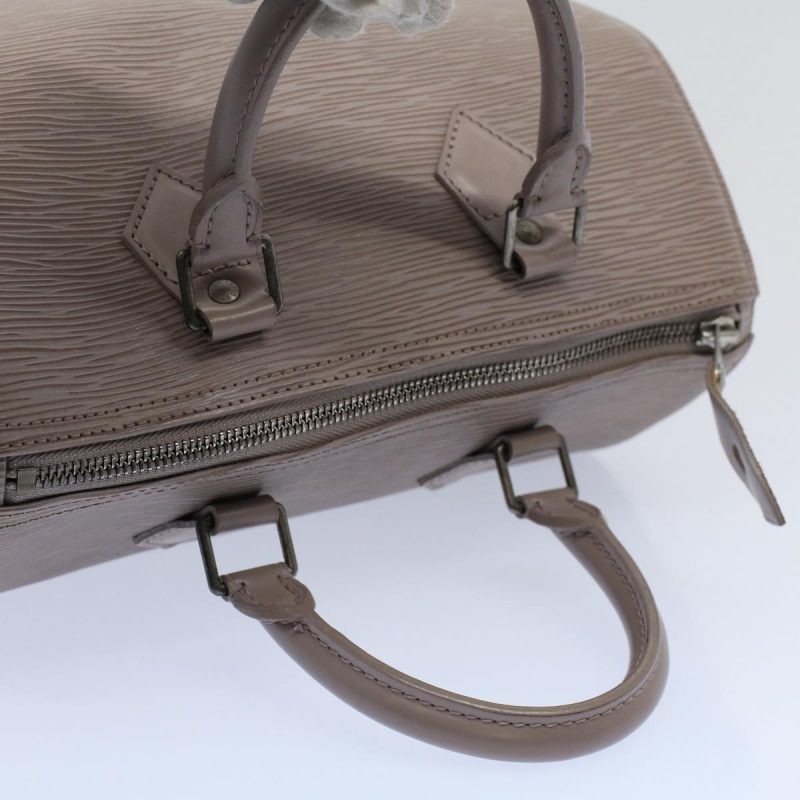 Louis Vuitton Epi Speedy 25 Hand Bag Gray Lilac M4301B  59510 - Image 6