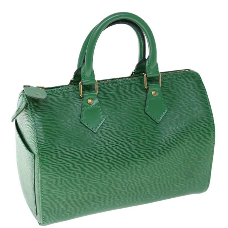 Louis Vuitton Epi Speedy 25 Hand Bag Borneo Green M43014  59511
