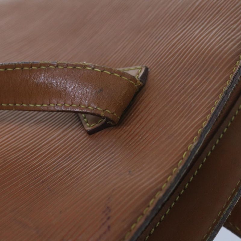 Louis Vuitton Epi Saint Jacques Shopping Shoulder Bag Brown M52263 Auth 59634 - Image 10
