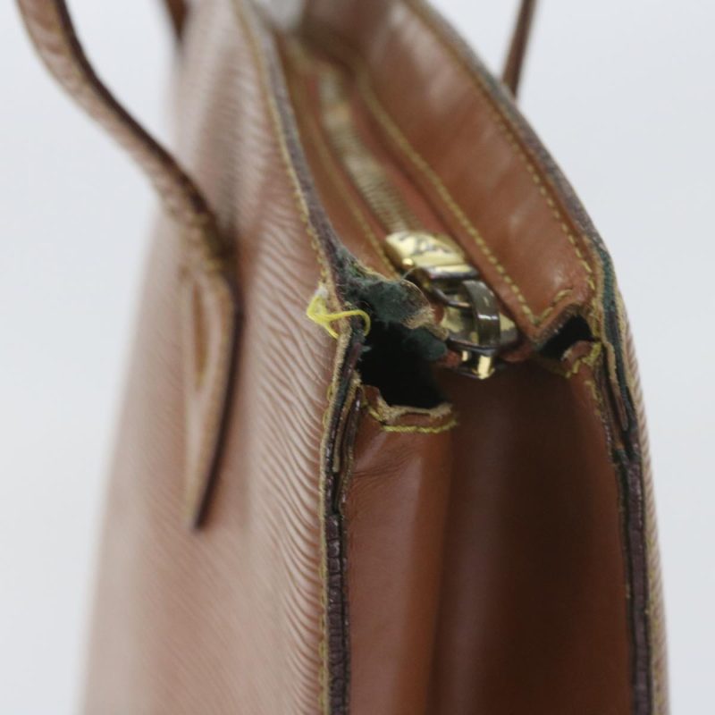 Louis Vuitton Epi Saint Jacques Shopping Shoulder Bag Brown M52263 Auth 59634 - Image 5