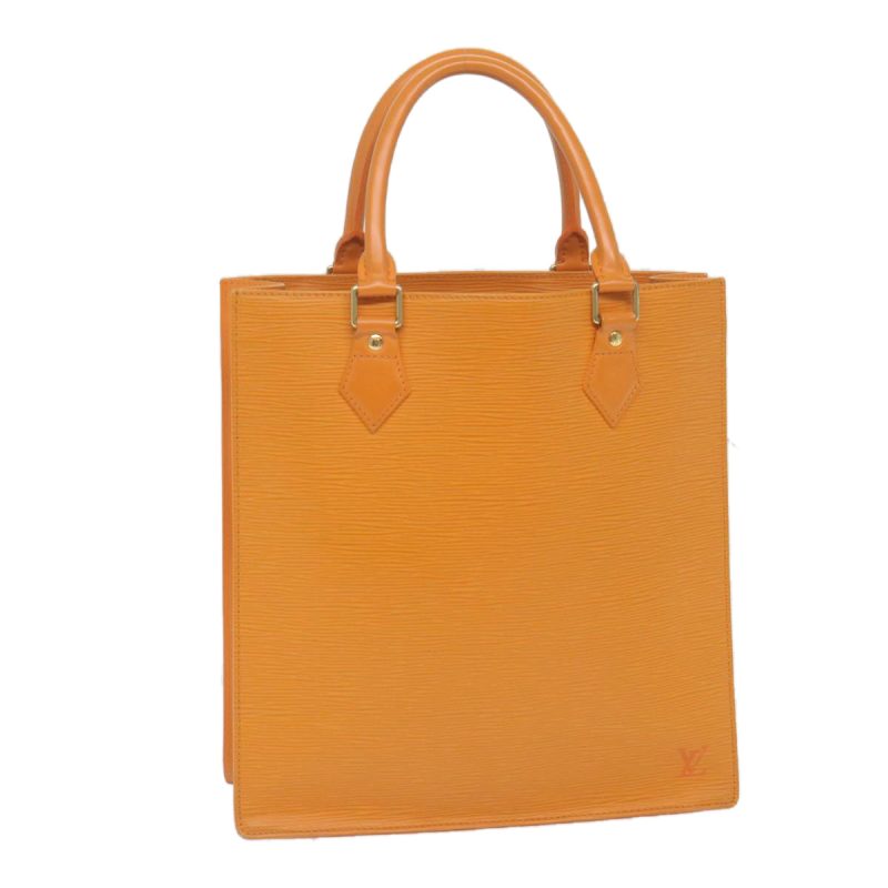 Louis Vuitton Epi Sac Plat PM Hand Bag Orange Mandarin M5274H  59637