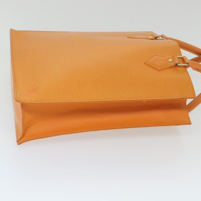 Louis Vuitton Epi Sac Plat PM Hand Bag Orange Mandarin M5274H  59637 - Image 3