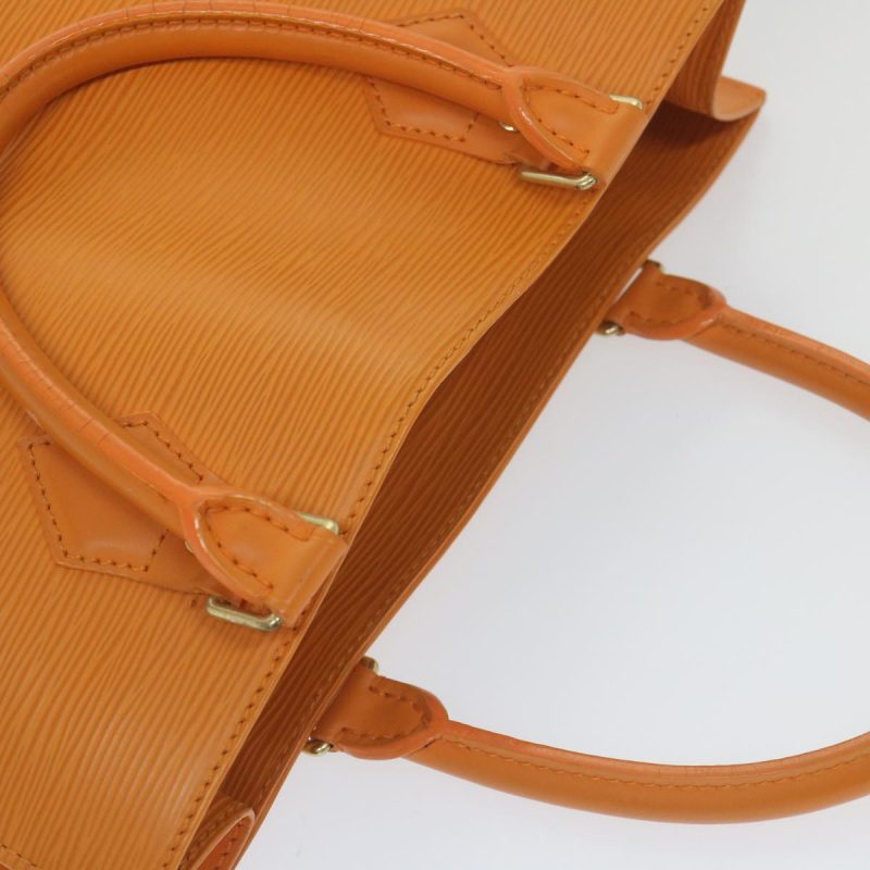 Louis Vuitton Epi Sac Plat PM Hand Bag Orange Mandarin M5274H  59637 - Image 6