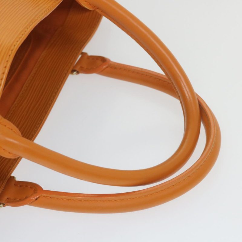 Louis Vuitton Epi Sac Plat PM Hand Bag Orange Mandarin M5274H  59637 - Image 7