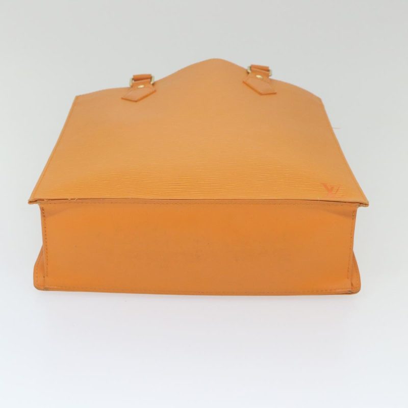 Louis Vuitton Epi Sac Plat PM Hand Bag Orange Mandarin M5274H  59637 - Image 5